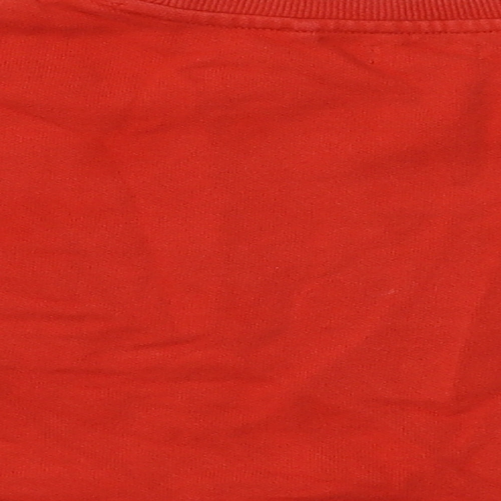 NEXT Girls Red  Polyester Pullover Sweatshirt Size 4 Years   - Star
