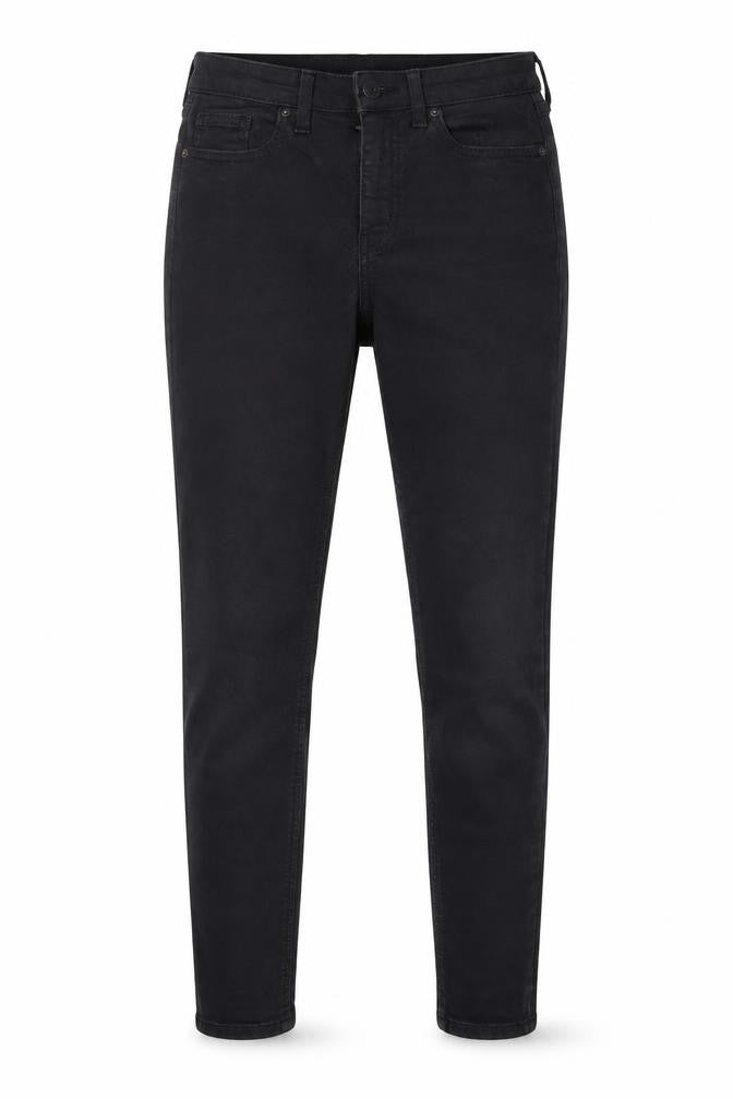 Topshop Womens Black  Cotton Skinny Jeans Size 26 in L29 in Regular