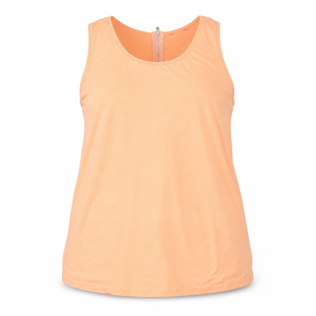 Peacocks Womens Pink  Polyester Basic Tank Size 16 Round Neck