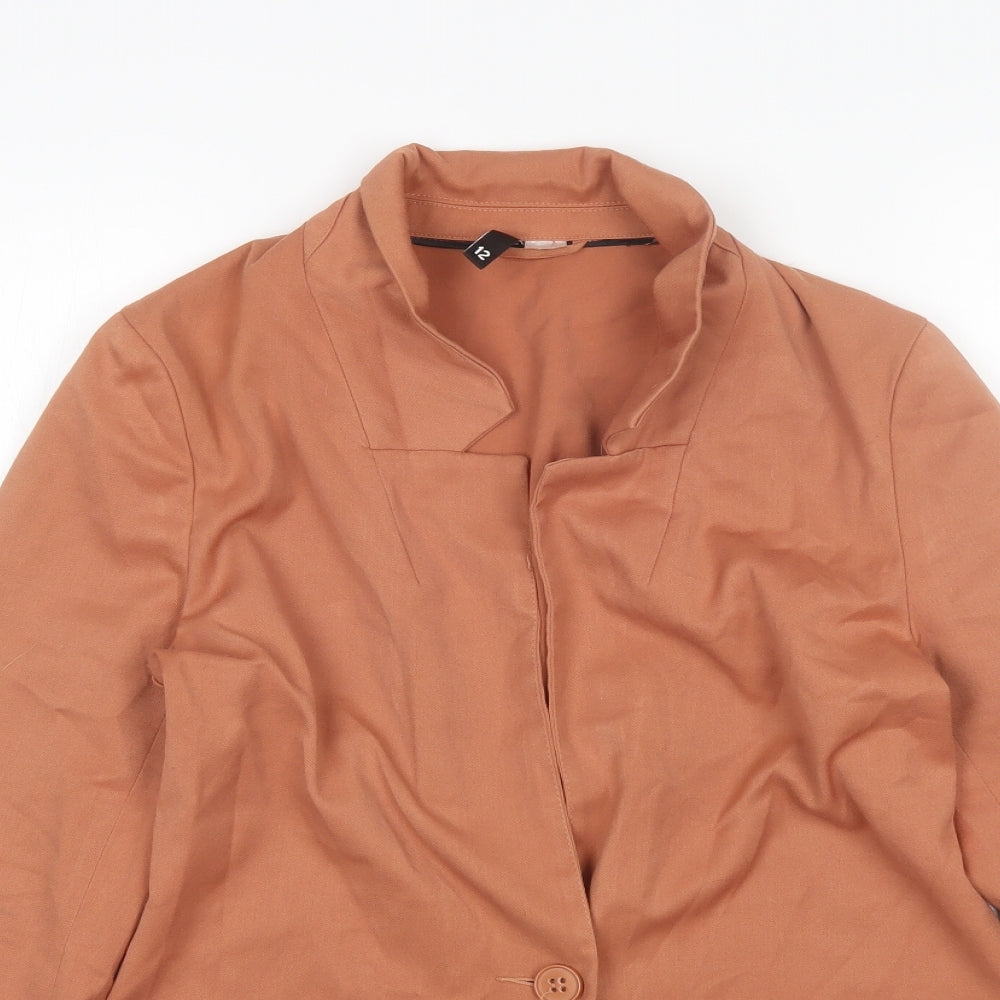Divided Womens Brown   Jacket  Size 12