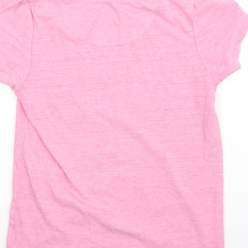 TU Girls Pink  Cotton  Pyjama Top Size 10-11 Years