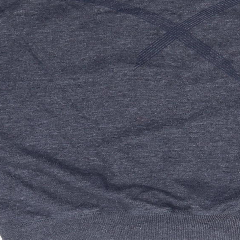 Cinch Mens Blue Round Neck  Polyester Pullover Jumper Size L