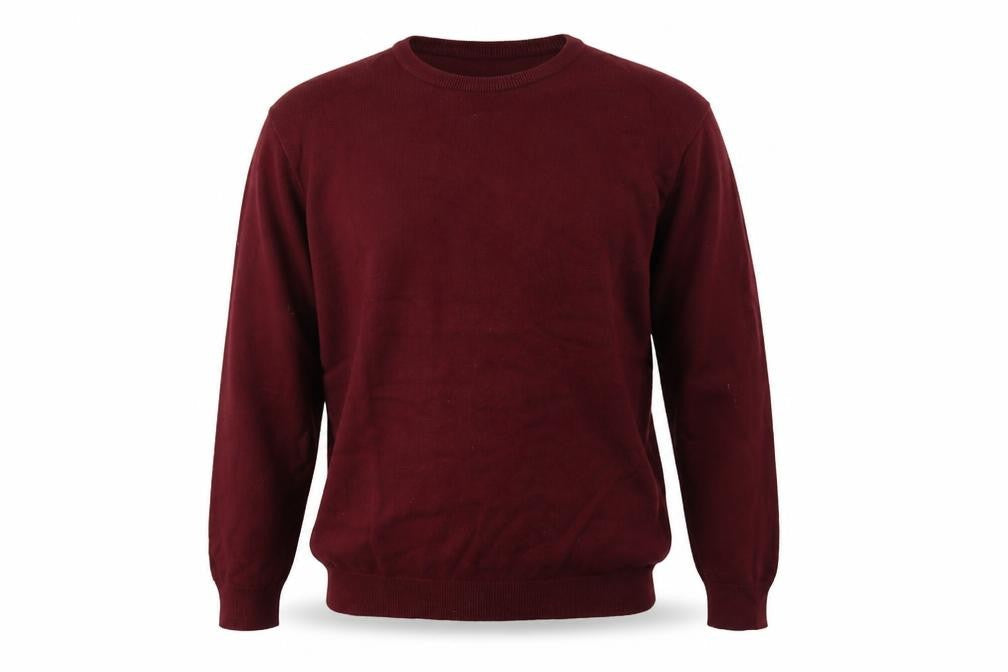 Golf Co Mens Purple Crew Neck  Cotton Pullover Jumper Size L