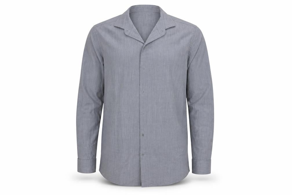 NEXT Mens Grey  Polyester  Dress Shirt Size 15.5 Collared
