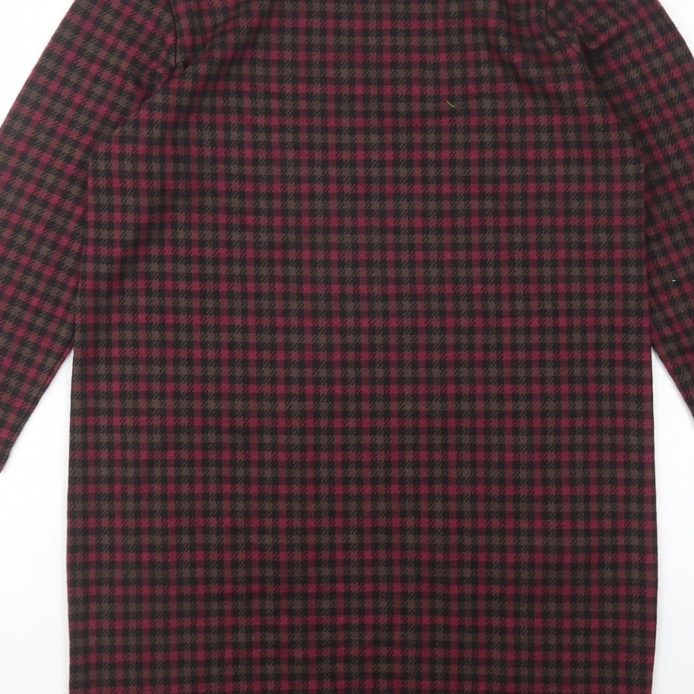 TU Womens Multicoloured Polka Dot Polyester Jumper Dress  Size 8  Round Neck