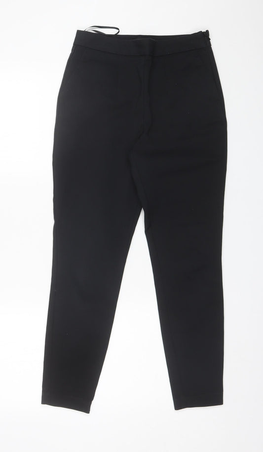 NEXT Womens Black  Cotton Dress Pants Trousers Size 6 L26 in Regular