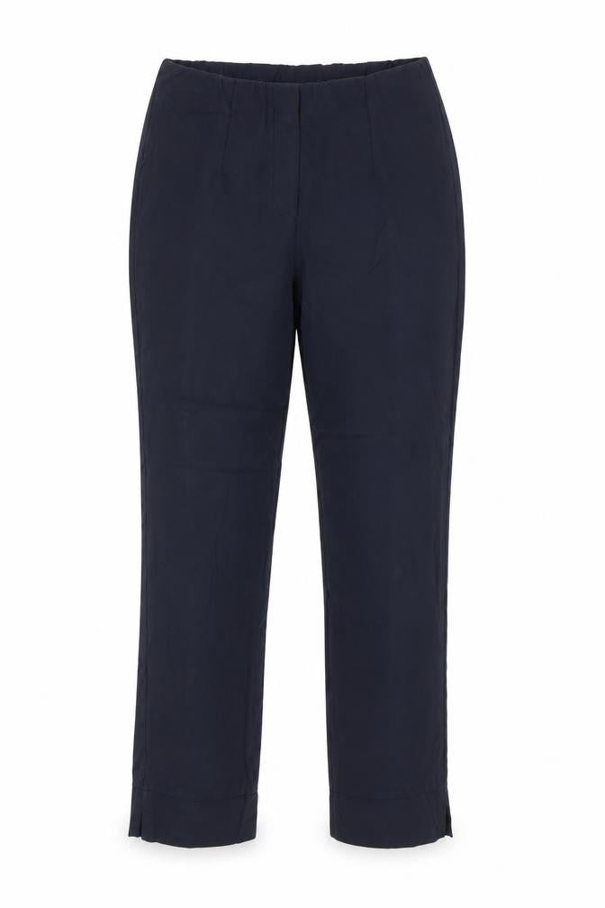 Preworn Womens Blue  Viscose Dress Pants Trousers Size L L23 in Regular