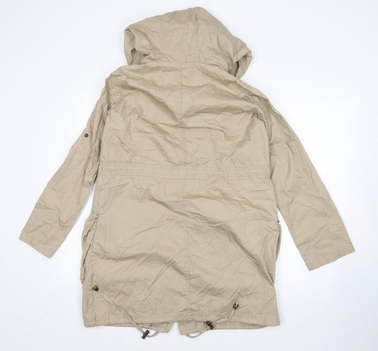New Look Womens Beige   Overcoat Coat Size 8