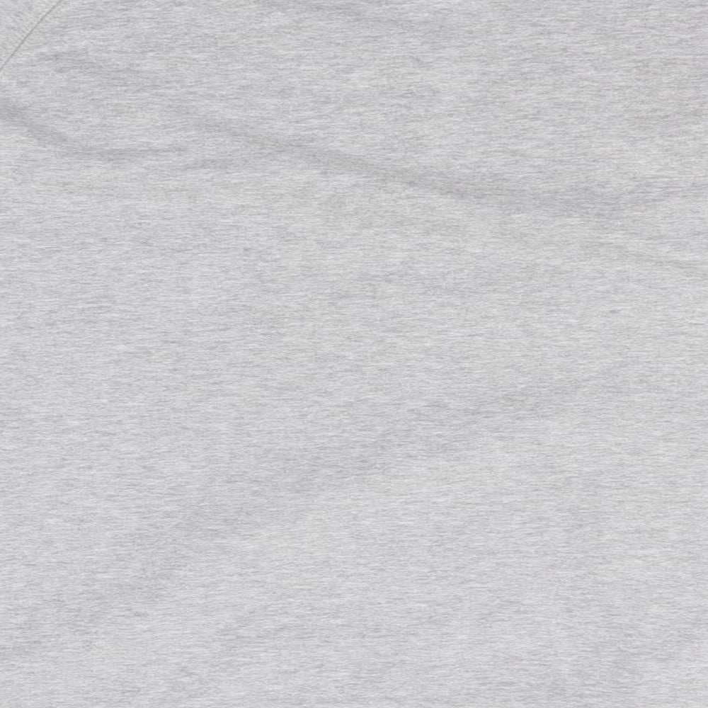 Union Mens Grey Round Neck  Cotton Pullover Jumper Size M