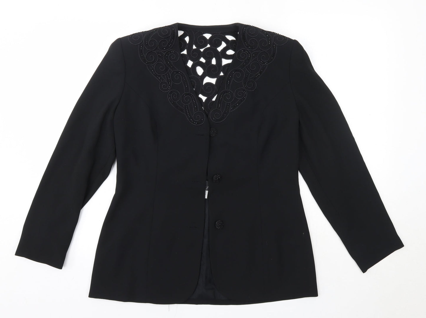 Gina Womens Black   Jacket  Size 12
