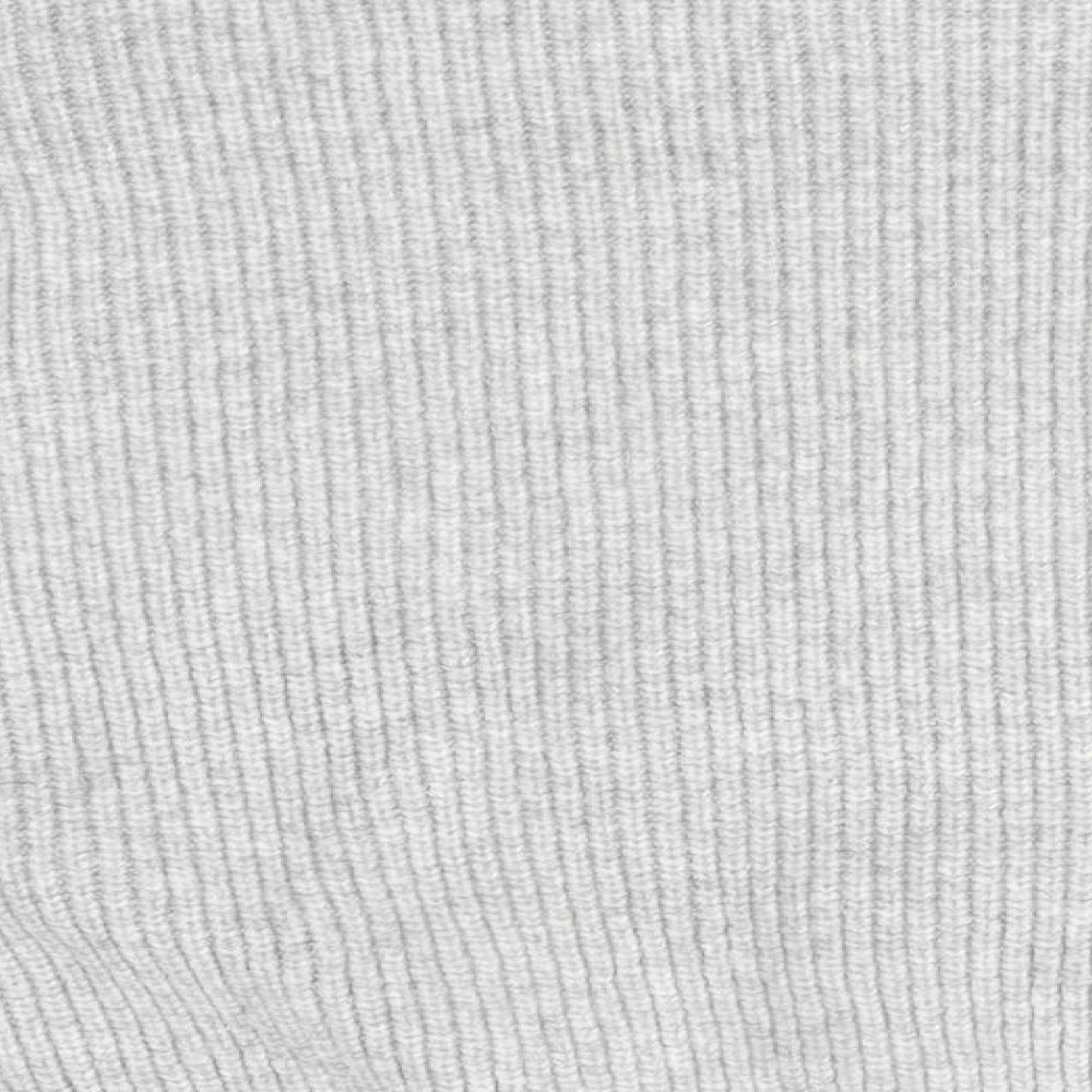 H&M Womens Grey High Neck  Acrylic Pullover Jumper Size XS