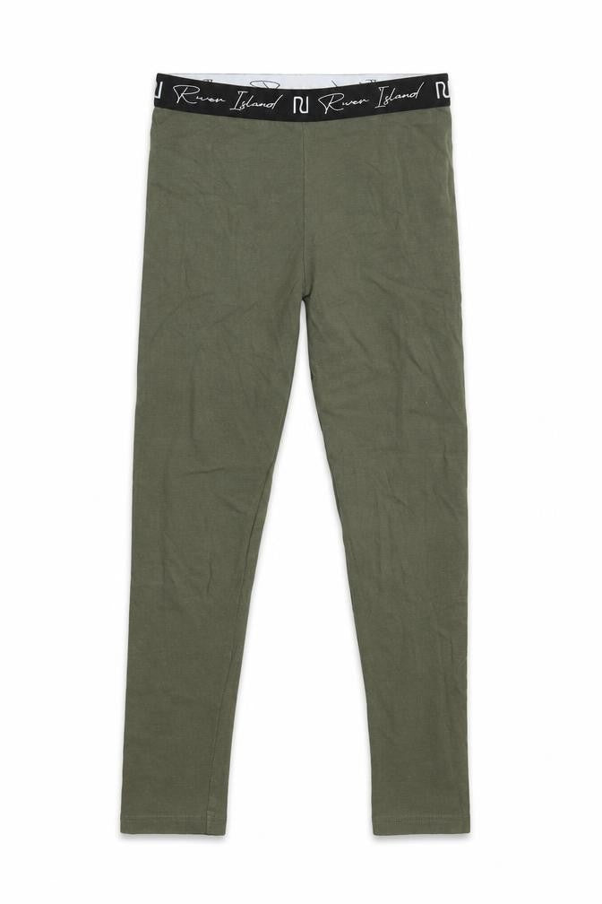 River Island Girls Green  Cotton  Pyjama Pants Size 9-10 Years