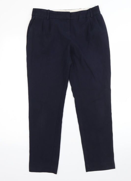 NEXT Womens Blue  Viscose Dress Pants Trousers Size 8 L26 in Regular