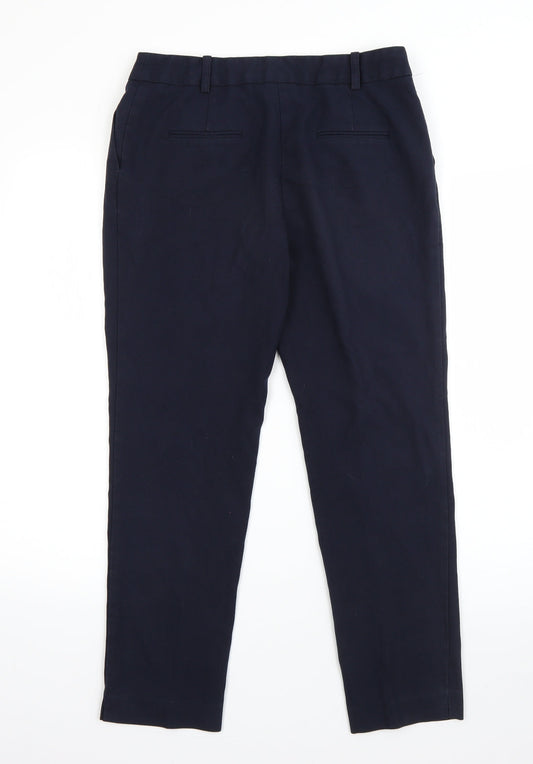 NEXT Womens Blue  Viscose Dress Pants Trousers Size 8 L26 in Regular