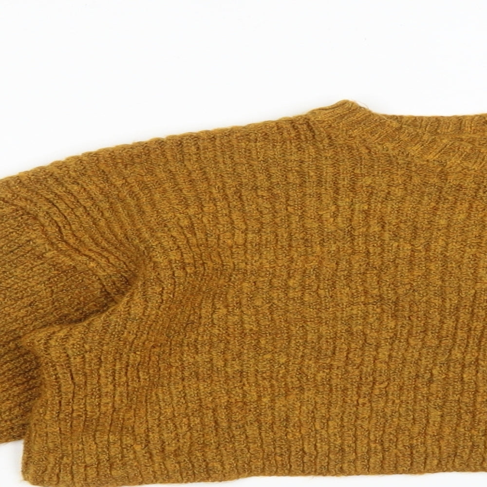 New Look Womens Yellow   Pullover Sweatshirt Size M