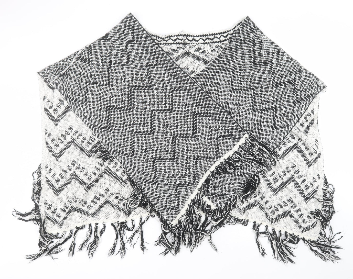 Preworn Womens Black    Shawl/Wrap