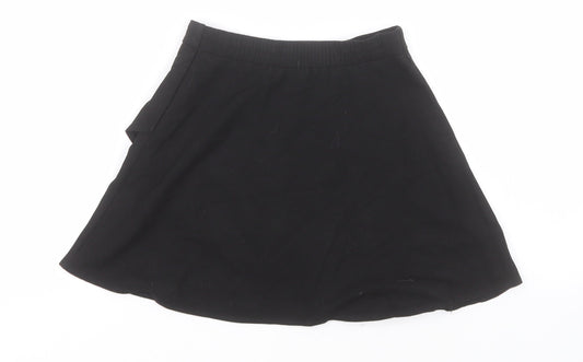 George Girls Black  Polyester A-Line Skirt Size 5-6 Years  Regular