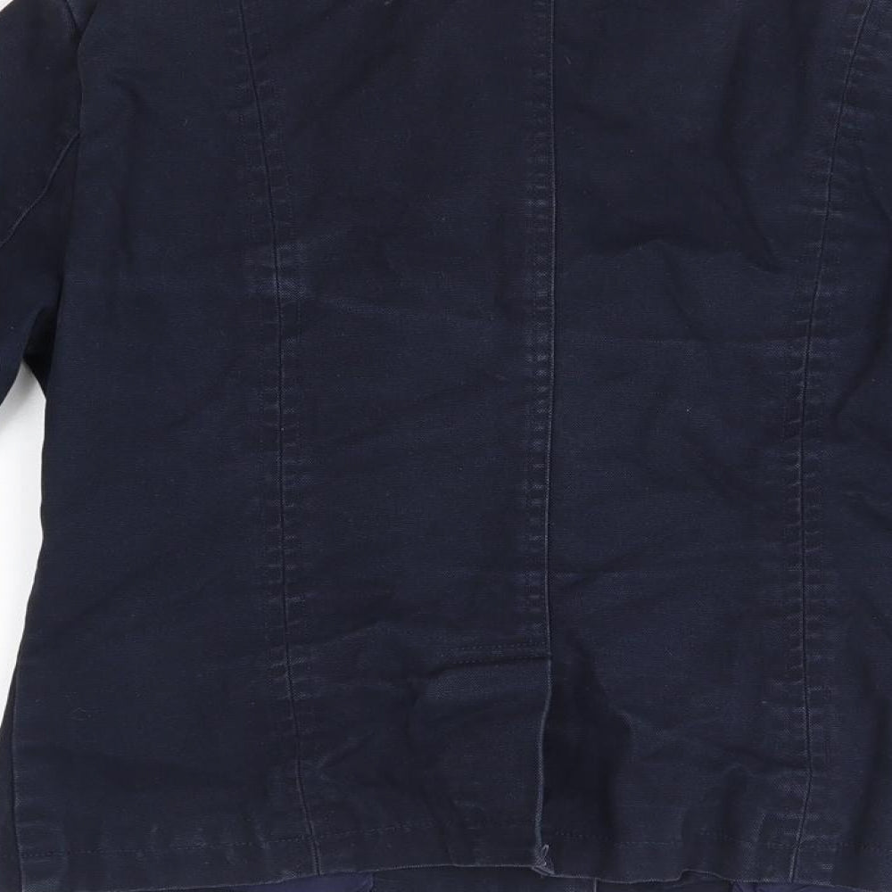 Tresors de Oceans Womens Blue   Jacket  Size S