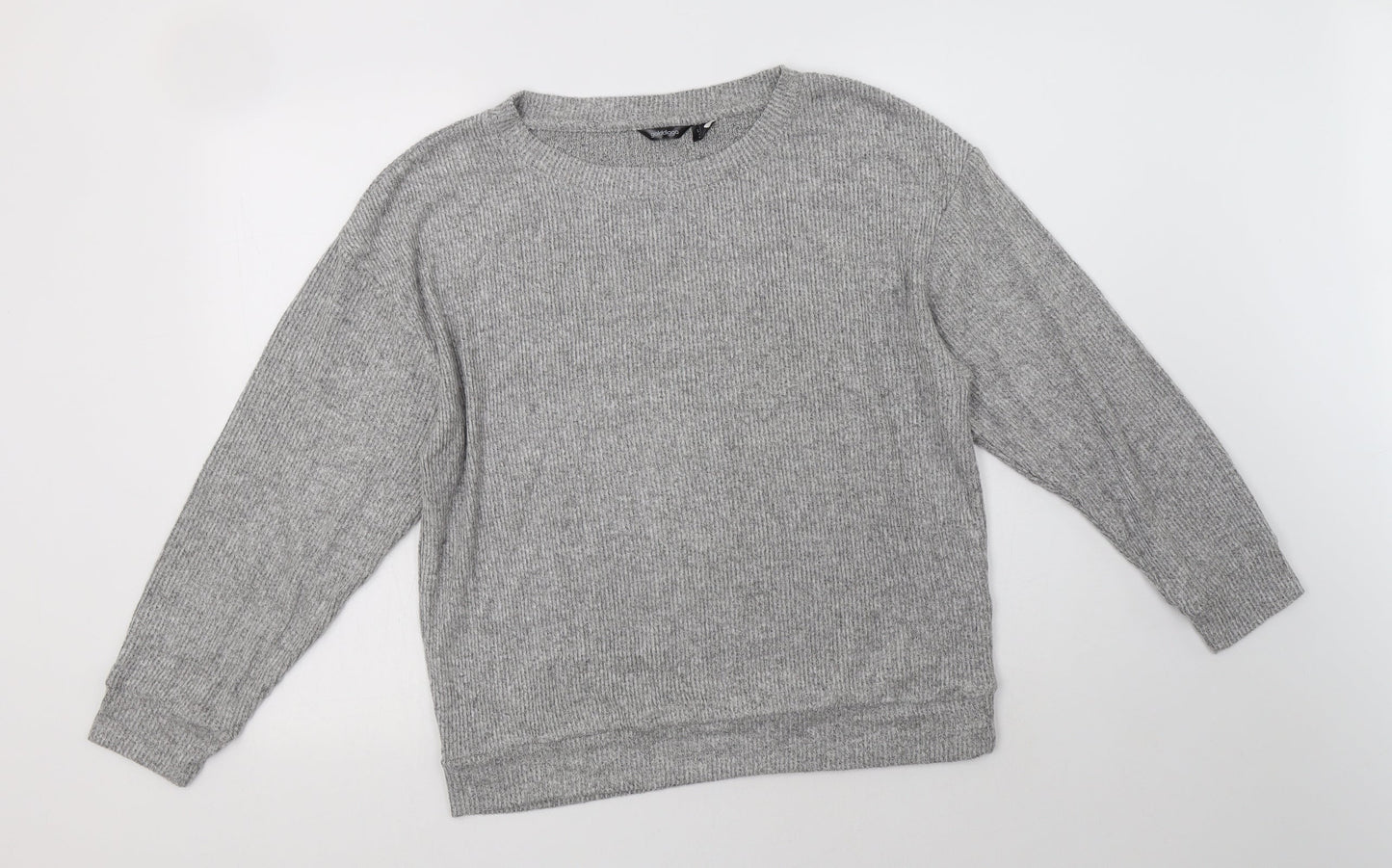 Golddigga Womens Grey  Viscose Top Lounge Set Size M
