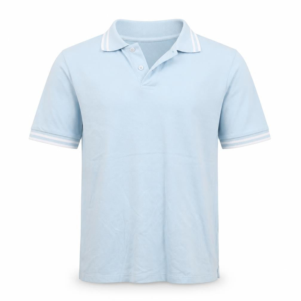 ASOS Mens Blue  Cotton  Polo Size L Collared