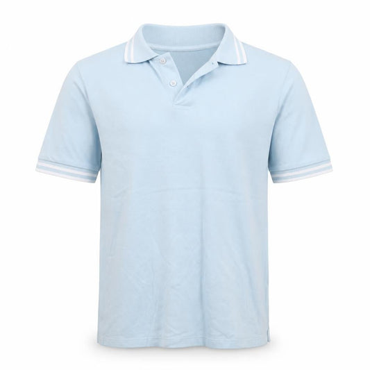 ASOS Mens Blue  Cotton  Polo Size L Collared