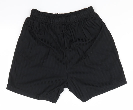 Matalan Boys Black Striped Polyester Utility Shorts Size 10 Years  Regular  - Same colour vertical pattern stripe