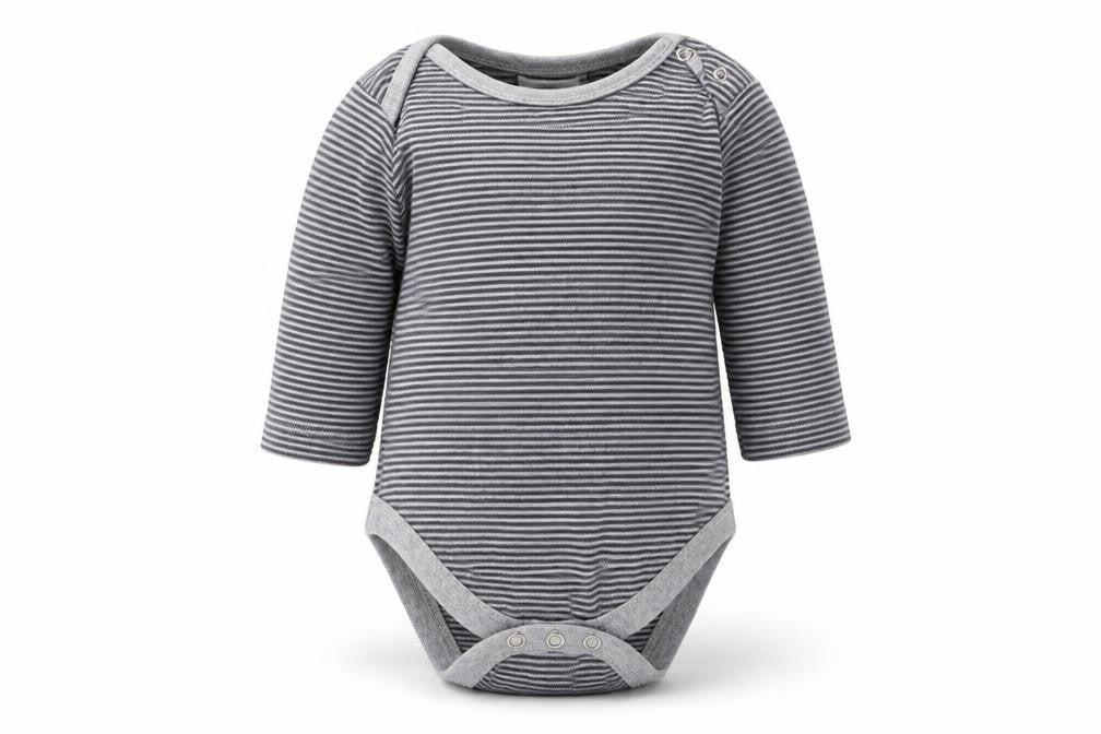 NEXT Boys Multicoloured Striped Cotton Babygrow One-Piece Size 3-6 Months