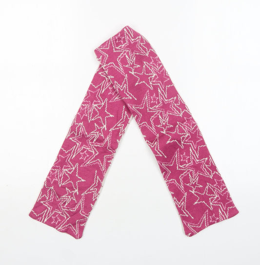 M&S Girls Multicoloured Geometric Acrylic Scarf Scarves & Wraps One Size