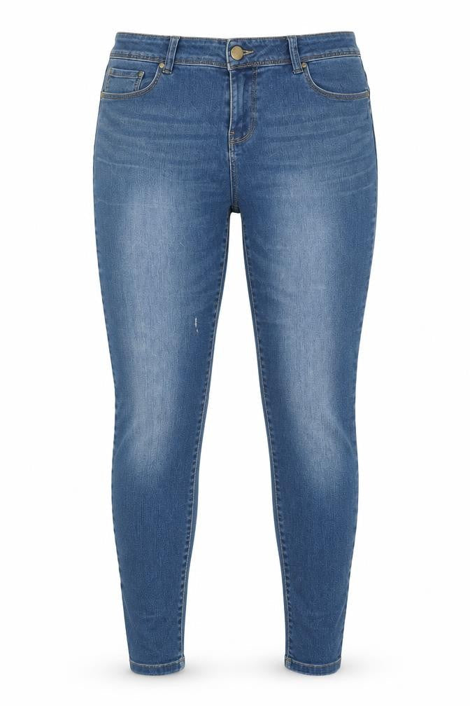 Denim Co Womens Blue  Cotton Skinny Jeans Size 12 L28 in Regular