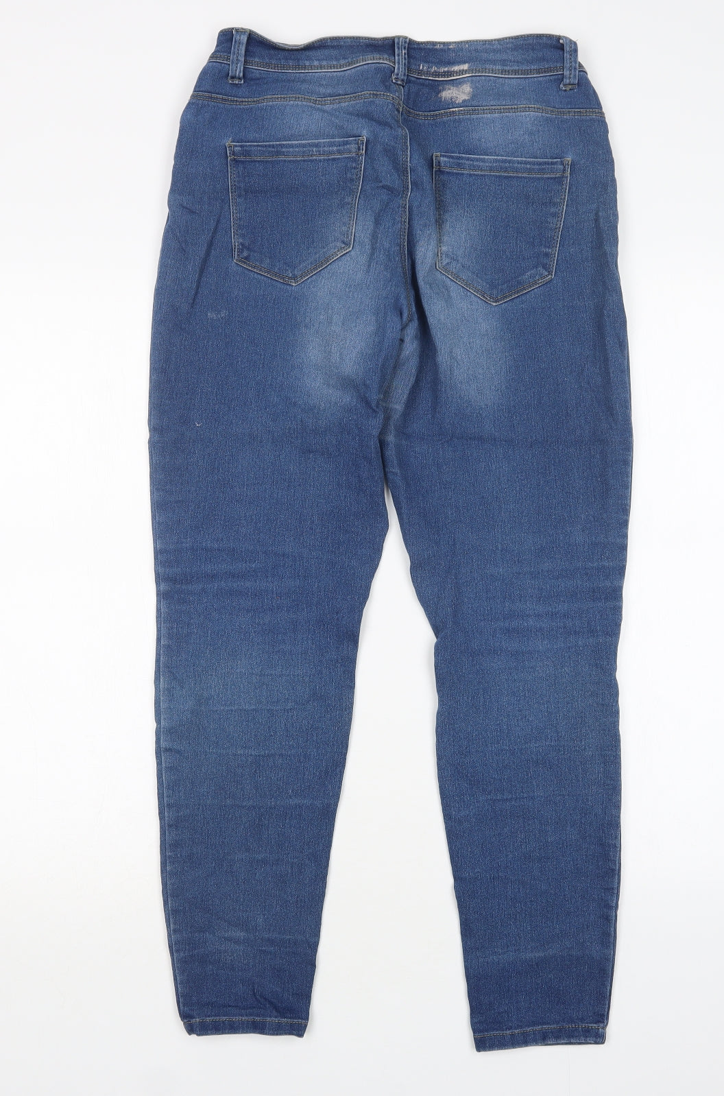 Denim Co Womens Blue  Cotton Skinny Jeans Size 12 L28 in Regular