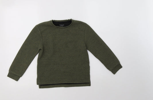 Primark Boys Green   Pullover Sweatshirt Size 6-7 Years