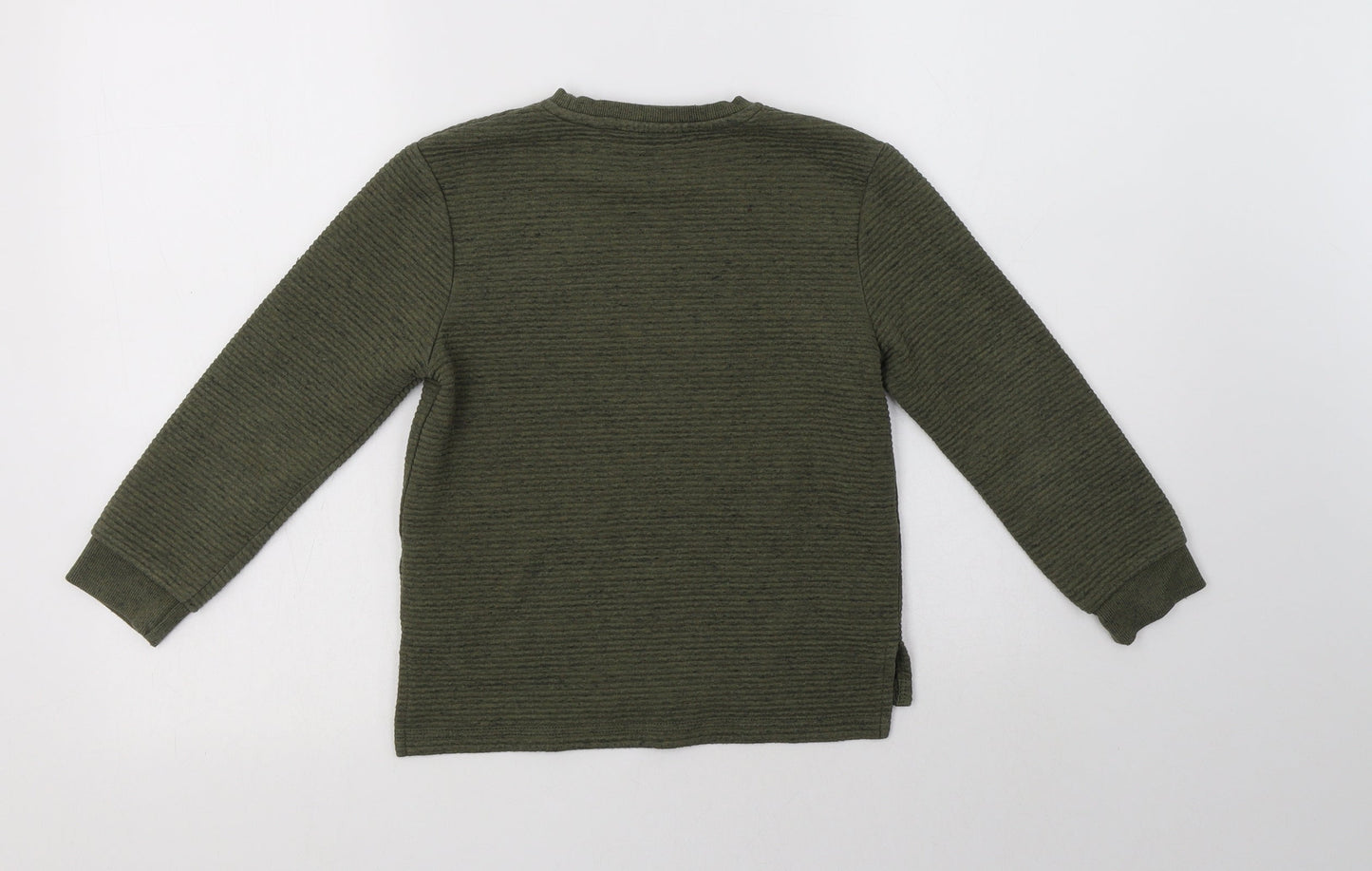 Primark Boys Green   Pullover Sweatshirt Size 6-7 Years