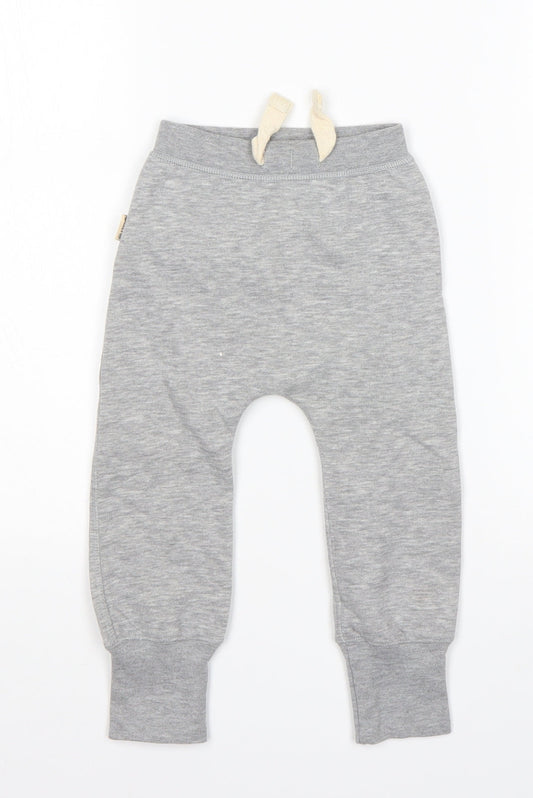 Spoilt Boys Grey  Cotton Sweatpants Trousers Size 3-6 Months