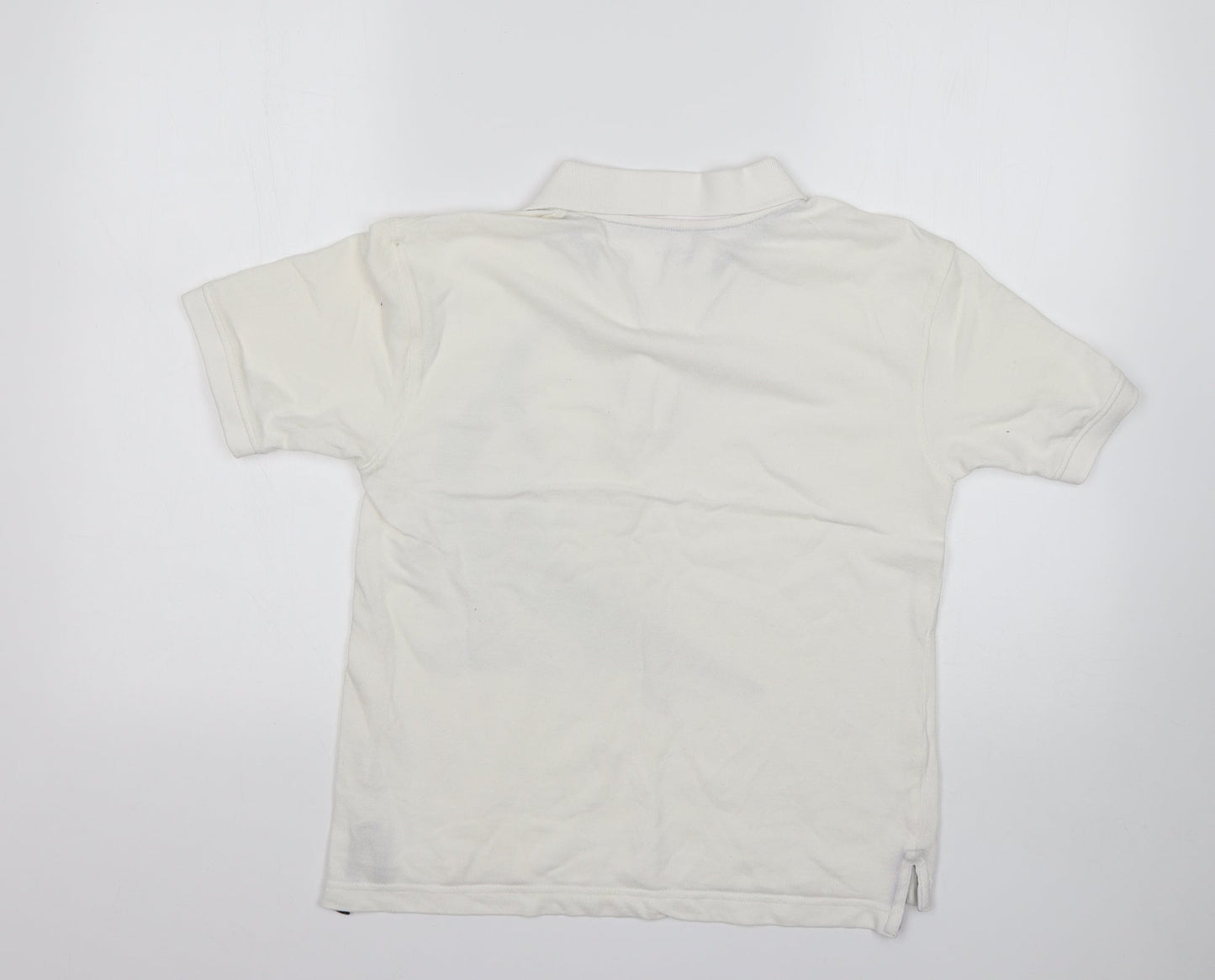 Gap Boys Multicoloured Animal Print Cotton Basic Polo Size M Collared  - Shark