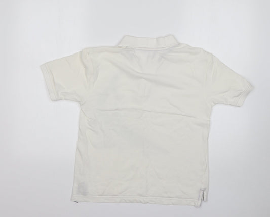 Gap Boys Multicoloured Animal Print Cotton Basic Polo Size M Collared  - Shark