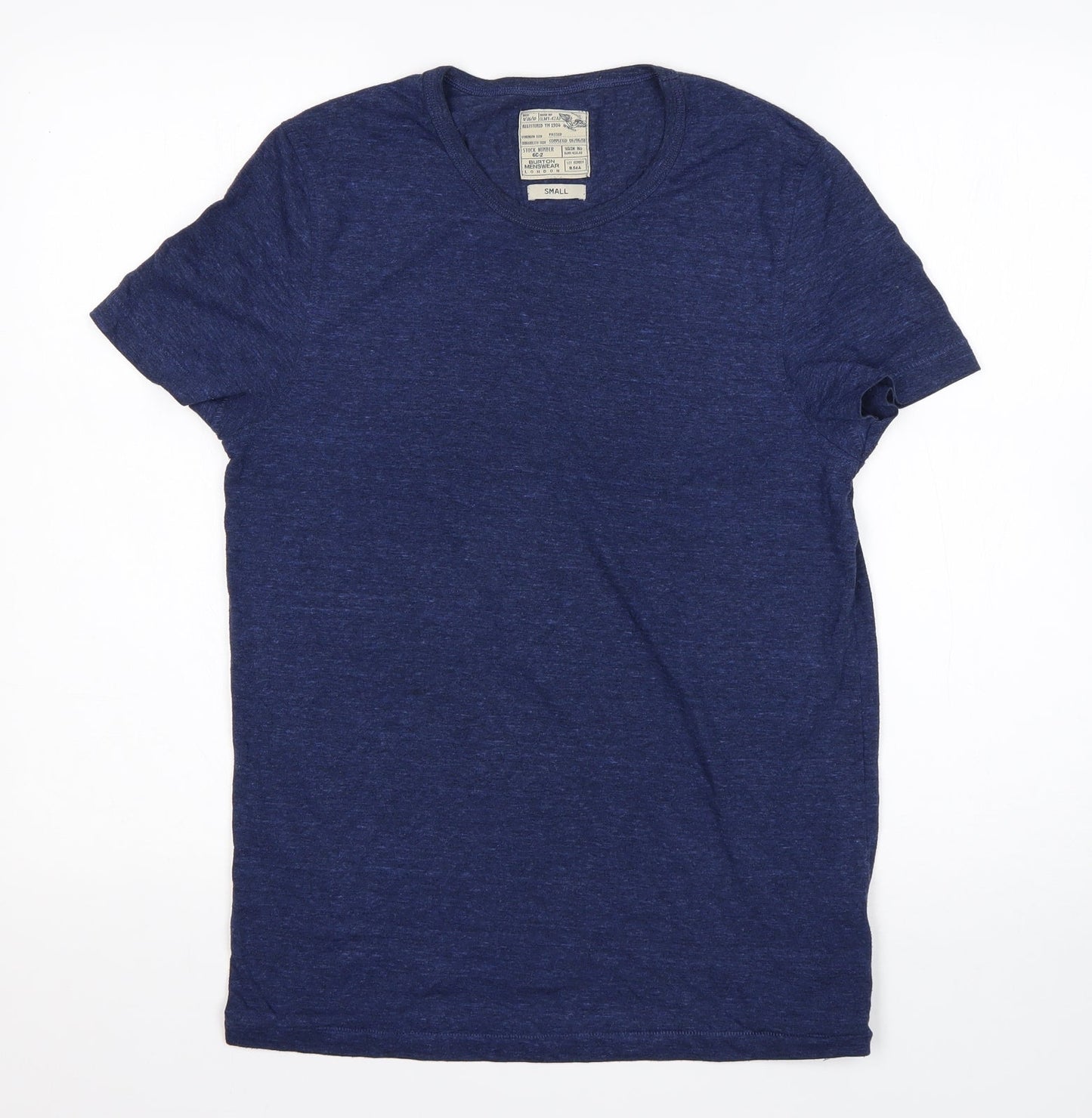 Burton Mens Blue  Polyester  T-Shirt Size S Round Neck