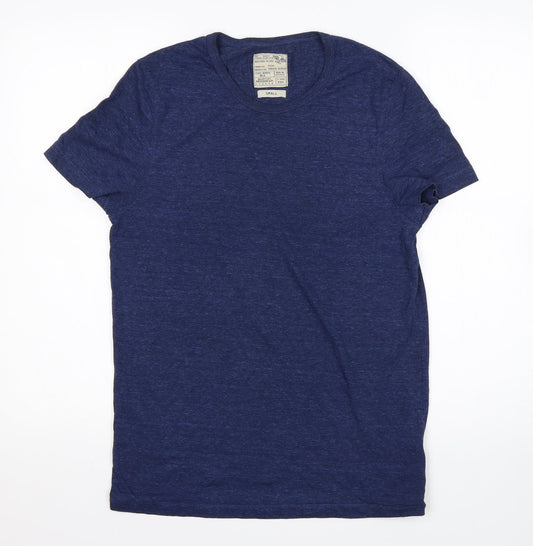 Burton Mens Blue  Polyester  T-Shirt Size S Round Neck
