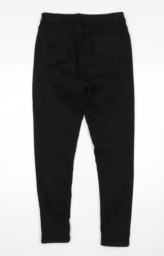 Shein  Womens Black  Cotton Skinny Jeans Size M L26 in Regular