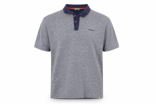 brasher Mens Blue  Cotton  Polo Size 2XL Collared