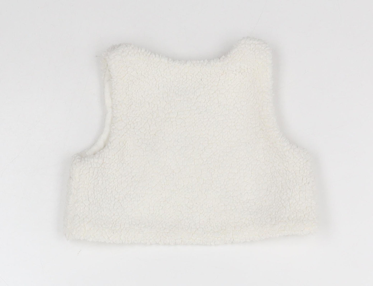 Matalan Baby White  Polyester Vest Jumper Size 3-6 Months
