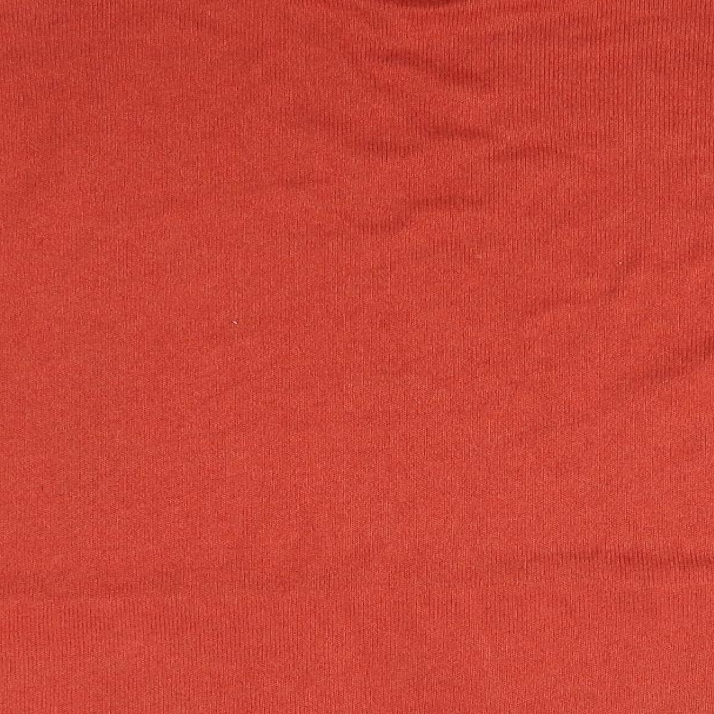 Pep & Co Womens Orange High Neck  Polyester Pullover Jumper Size 8