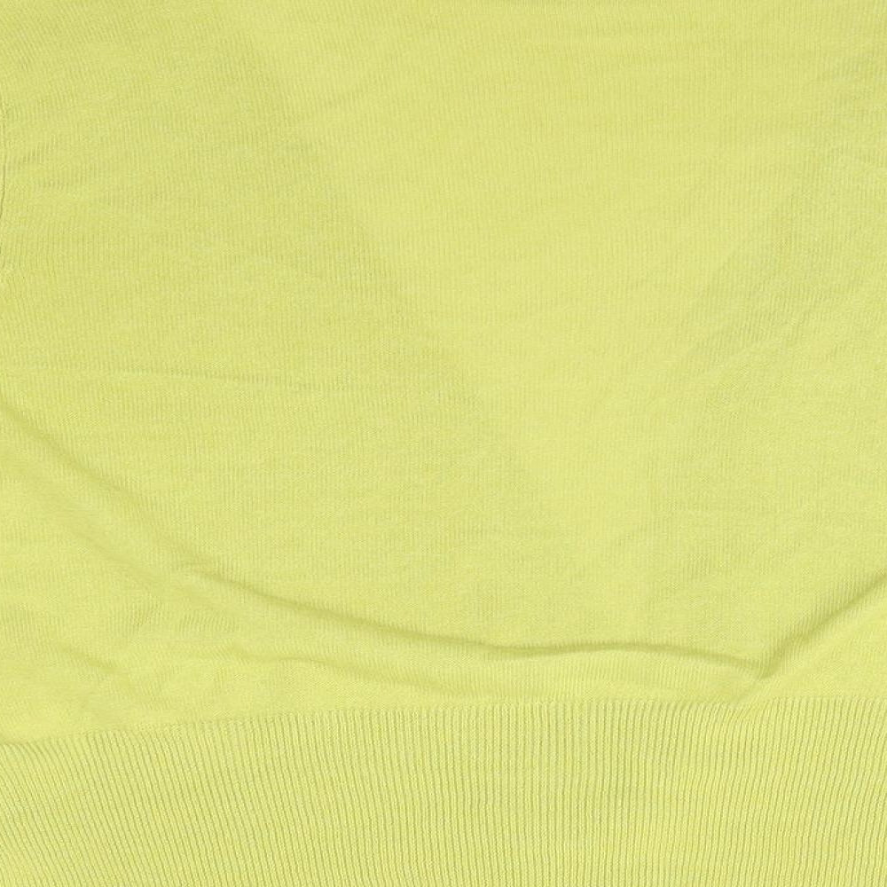 Wallis Womens Green  Viscose Basic Blouse Size 16 Round Neck