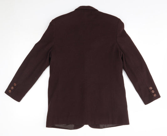 Classic Womens Brown   Overcoat Coat Size 12