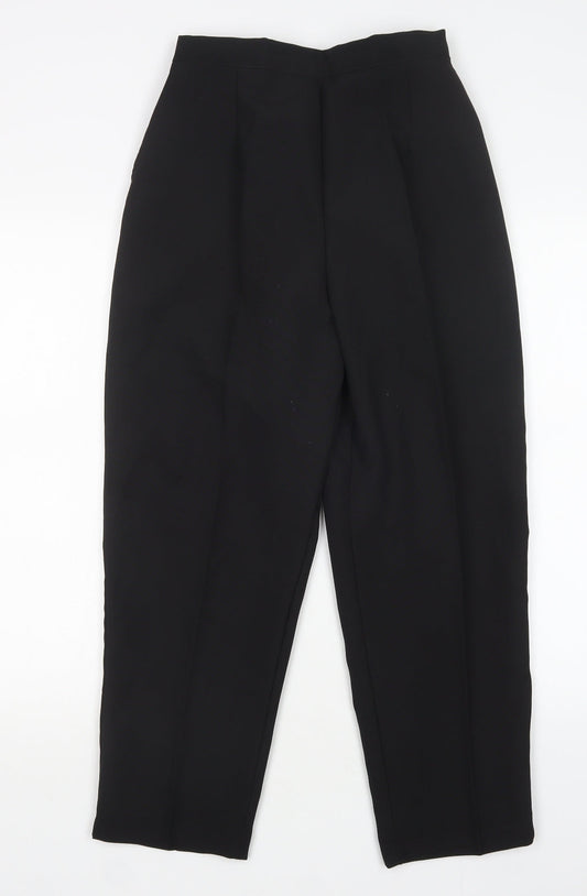 Preworn Womens Black   Trousers  Size 14 L26 in Regular