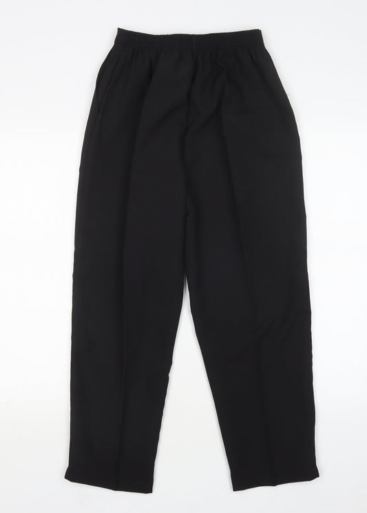 Preworn Womens Black   Trousers  Size 14 L26 in Regular