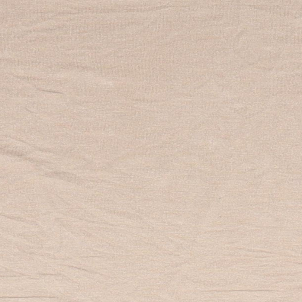 PRETTYLITTLETHING Womens Beige  Viscose Basic T-Shirt Size 6 Round Neck - Mocha colour Turn ups on sleeve
