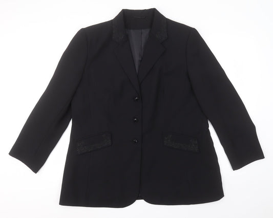 Preworn Womens Black   Jacket Blazer