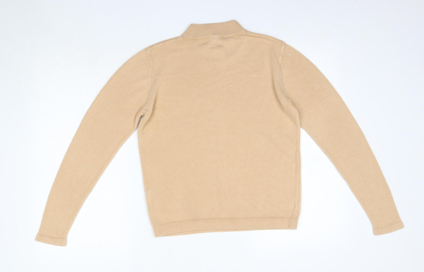 Originals Womens Brown High Neck  Acrylic Pullover Jumper Size 10