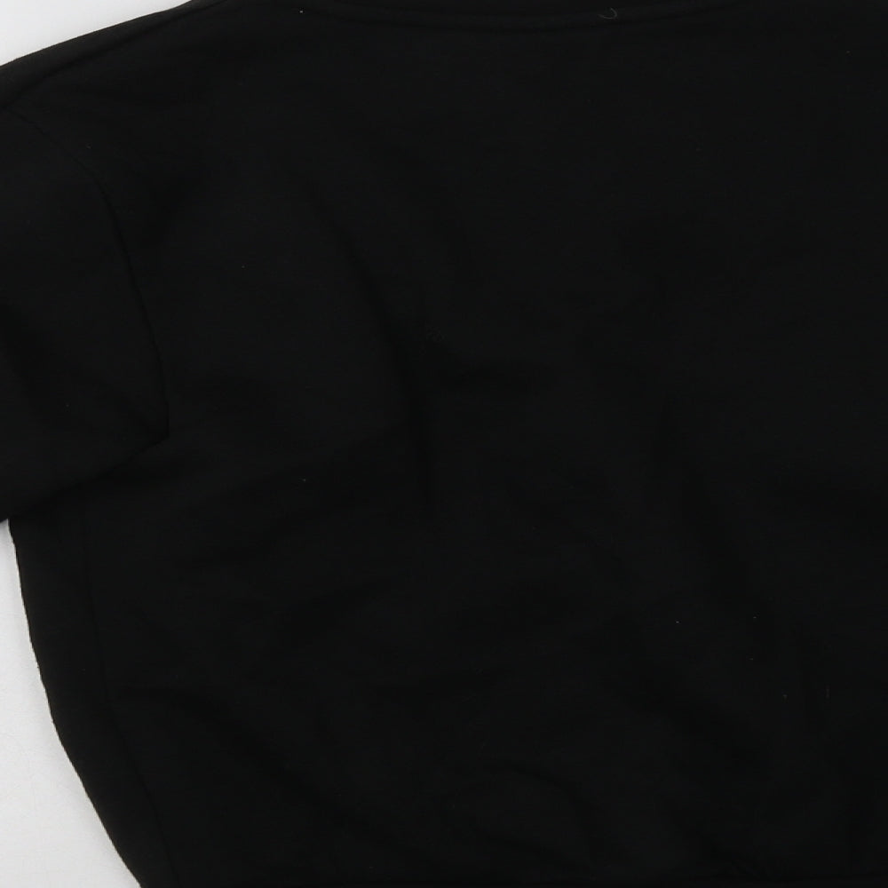 Slazenger Boys Black  Polyester Pullover Sweatshirt Size 7-8 Years
