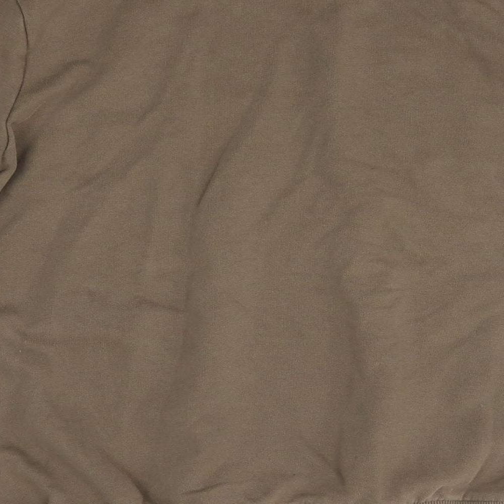 New Look Mens Green Round Neck  Cotton Pullover Jumper Size S